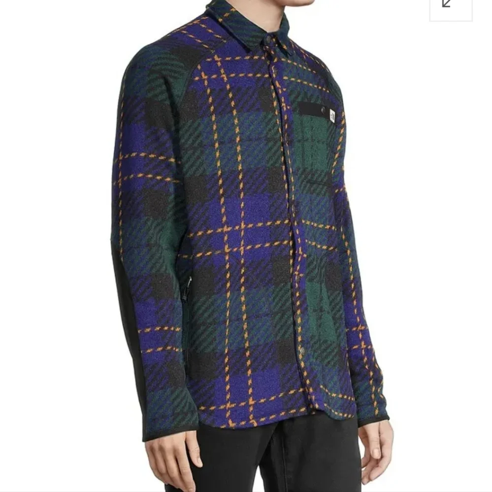 NWT THE NORTH FACE GL plaid shacket ponderosa green